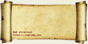 Anđelija Perković vizit kartica